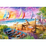 Puzzle 1000 piese - Sailboats View | Trefl