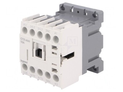 Contactor 3P 16A 230VAC cu Contact NC foto