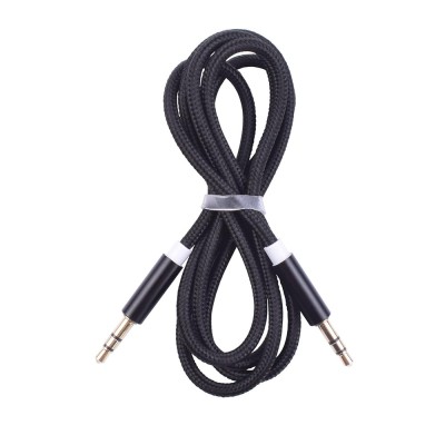 Cablu audio auxiliar QT200, 1m, 3.5mm foto