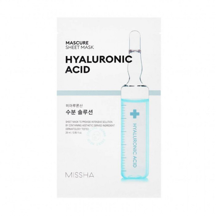 Masca pentru ten Missha Mascure Sheet Mask Hyaluronic Acid, 28ml