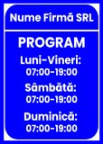 Semn personalizat pentru program