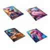 Caiet BiroCO, format A5, 48 file, 70 grame, model Velin You are Here Neon