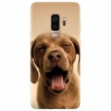 Husa silicon pentru Samsung S9 Plus, Cute Yawning Puppy