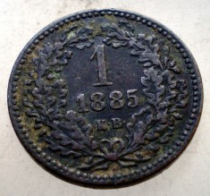 F.155 UNGARIA 1 KRAJCZAR 1885 KB