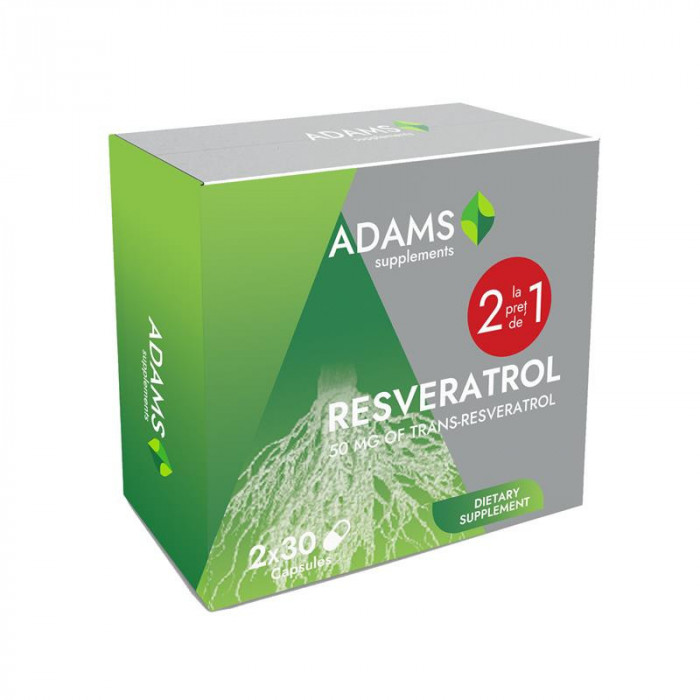 Resveratrol 50mg Adams Vision 30cps x 30cps