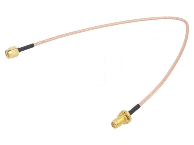 Cablu 50&Omega; RP-SMA Mamă la SMA Mufă 1,22m Ecranat -65&divide;150&deg;C