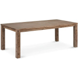 Rectangular Solid Acacia Dining Table 180x90 cm Alaska