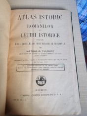 Atlas istoric al romanilor cu citiri istorice - Nathalia Tulbure