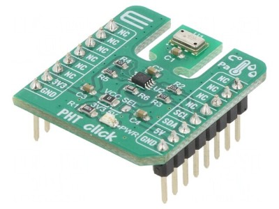 Placă Prototip I2C MS8607 PHT Click MikroBUS foto