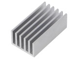 Radiator Aluminiu Extrudat cu Aripioare 37,5mm x 21mm