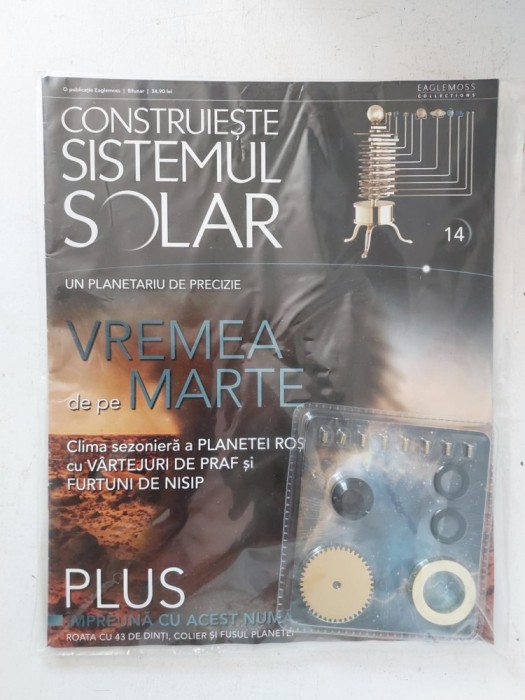 Revista Construieste sistemul solar, numarul 14, nedesfacut / sigilat, astronomie planetariu