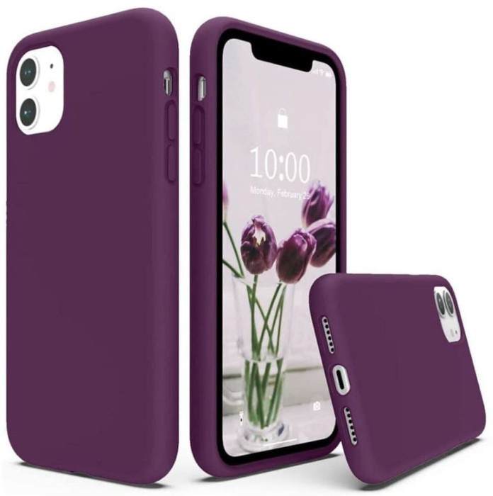 Husa iPhone 15 Plus Techsuit Soft Silicon Violet