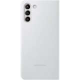 Husa de protectie Samsung Smart LED View Cover pentru Galaxy S21 Plus, Light Gray