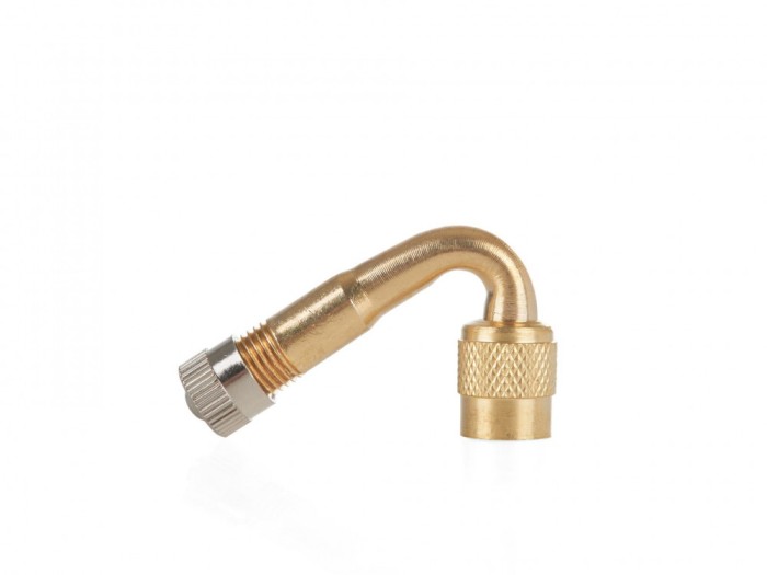 Extensie valva roata curbata la 45&deg;, 8 mm, Geko G01277