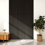 Set 4 panouri acustice decorative Vang 120x60 cm, stejar gri