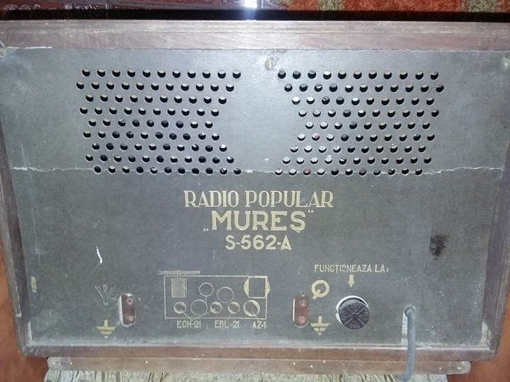 Aparat radio pe lampi,Mures S-562A,Radio Popular,radio antic  colectie,T.GRATUIT | Okazii.ro