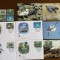 Penrhyn - pasari - serie 4 timbre MNH, 4 FDC, 4 maxime, fauna wwf