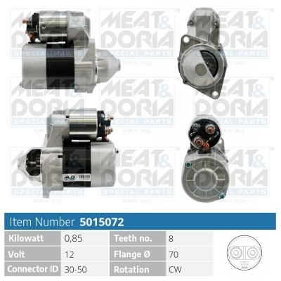 MEAT &amp; DORIA 5015072 starter