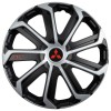 Set 4 Capace Roti Evo Gri-Negru R15, pentru MITSUBISHI, Autohelix MSA
