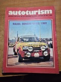 revista autoturism iulie 1982 - parbrizele de buzau , raliul dunarii , salonul auto torino
