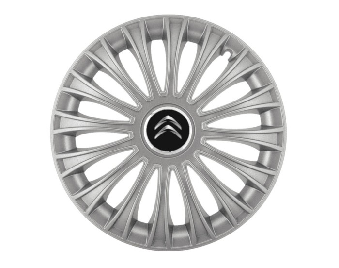 Set 4 capace roti pentru Citroen, model Dino Gray, R15
