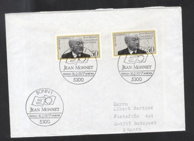 Germany 1977 Jean Monnet FDC K.271 foto