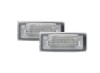 Set 2 buc lampa numar fata AUDI TT (8N), 10.1998-05.2006, partea stanga, LED; transparent; TUNING,