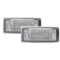 Set 2 buc lampa numar fata AUDI TT (8N), 10.1998-05.2006, partea stanga, LED; transparent; TUNING,