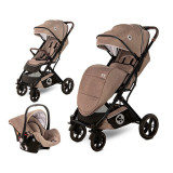 Cumpara ieftin Lorelli - Carucior 2 in 1 Storm , Pearl, Cadru din aluminiu, 0-22 kg, Cu cos auto inclus, Bej