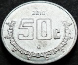 Cumpara ieftin Moneda exotica 50 CENTAVOS - MEXIC, anul 2010 * cod 4504