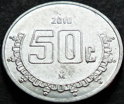 Moneda exotica 50 CENTAVOS - MEXIC, anul 2010 * cod 4504 foto