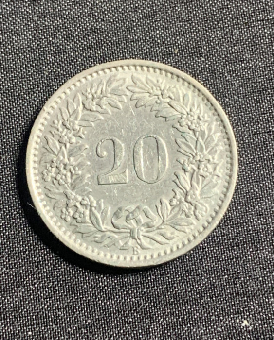 Moneda 20 rapper 1966 Elvetia