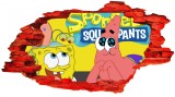 Sticker decorativ, SpongeBob, Galben, 90 cm, 8250ST-2