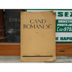 REVISTA GAND ROMANESC , NR. 1 , ANUL III , IANUARIE , 1935 foto