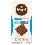 Ciocolata cu lapte fara zahar adaugat, 90g, Wawel