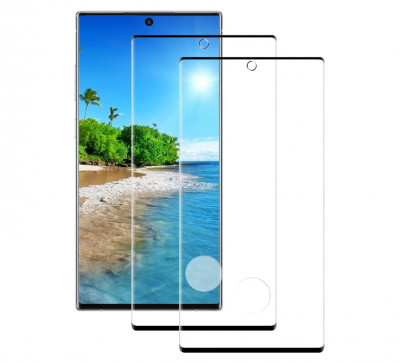 Folie de protectie din sticla securizata pentru ecran DETENO pentru Samsung Galaxy Note 10 Plus, 9H, 1 bucata - RESIGILAT foto