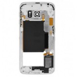 Carcasa Mijloc Originala Samsung Galaxy S6 Edge G925 Alb