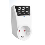 Sinotimer HLP02-EU Releu Protectie Tensiune Monofazat 16A 2 Poli cu Priza