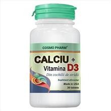 Calciu + Vitamina D3 Cosmo Pharm 30cps Cod: csph00009 foto