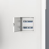 vidaXL Panou de Acces 2 pcs Alb 20 x 20 cm oțel