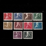 Sabads&aacute;ghőseink (Eroii Libertatii) LP1017-1026 Ungaria 1947