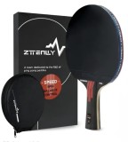 Cumpara ieftin Paleta de ping pong cu tehnologie din carbon Seria Performance, lamă din 7 straturi, viteză de expert &lrm;