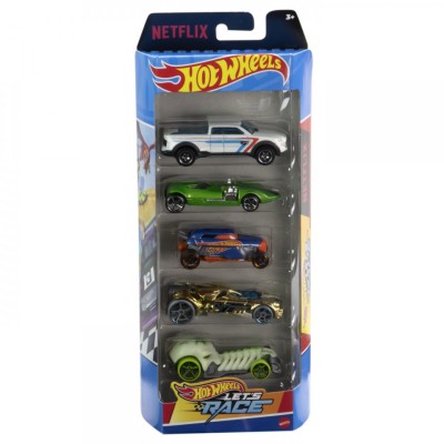 SET 5 MASINI HOT WHEELS LETS RACE foto