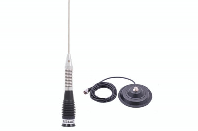 ANTENA RADIO CB MEGAWAT ML100 BLACK CU MAGNET INCLUS 07750 foto