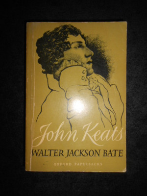 WALTER JACKSON BATE - JOHN KEATS (1967) foto