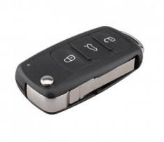 Cheie auto completa Topautochei&amp;reg; pentru, Caddy, Eos, Golf, Jetta, Polo, Scirocco, Tiguan, Touran, 5K0 837 202 AD, 433Mhz, ID48 foto