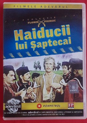 DVD - HAIDUCII LUI SAPTECAI, COLECTIA FLORIN PIERSIC, FILMELE ADEVARUL foto