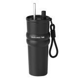 Termos din otel inoxidabil, 710ml - cupa pentru masina, o singura pipeta - black, Oem