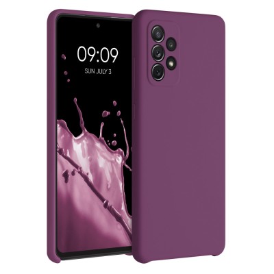 Husa pentru Samsung Galaxy A72, Silicon, Mov, 54359.197 foto