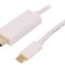 Adaptor USB 3.1 HDMI USB C 1m Alb